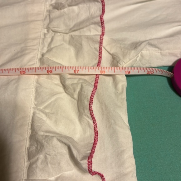 Fox & Hen white Blouse with Pink edging - Picture 8 of 8